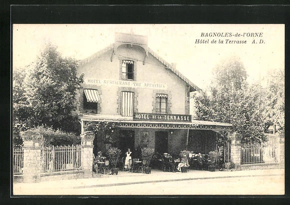 CPA Bagnoles-de-l'Orne, Hotel de la Terrasse