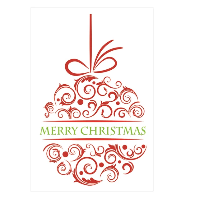 Pegatina decorativa de Navidad pegatina creativa de pared Navidad tatuaje de pared F