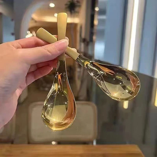 SET FORCHETTA E Cucchiaio In Acciaio Inox Cucchiai Bambino Metallo Bambino EUR 6,70 - IT - Foto 3