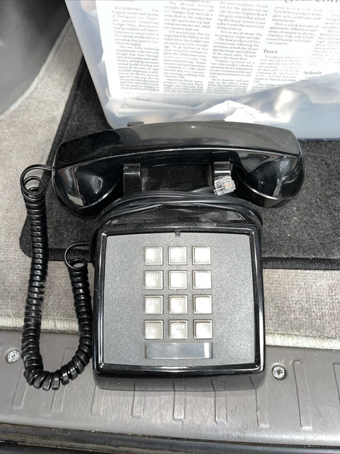 VINTAGE WESTERN ELECTRIC Bell Red Push Button Phone 2500DM £24.82 ...