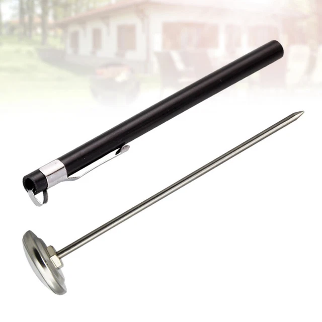 1 Thermomètre De Cuisson Numérique Avec Longue Sonde, Lecture Instantanée, Pour Viande, Huile