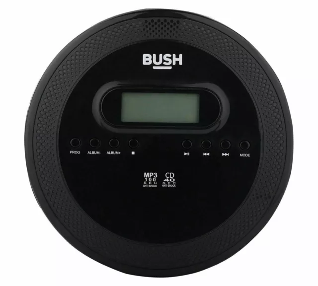 Bush CD Player with MP3 Playback Jog Proof PCD-320B 4249032 R