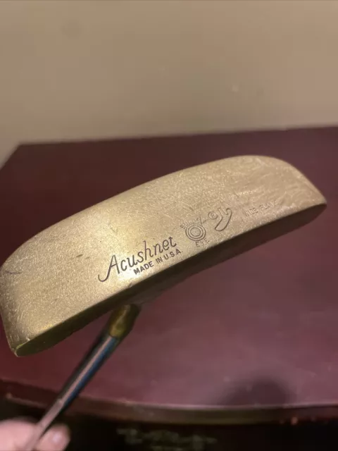 Acushnet Bullseye Putter. Wide Flange. Made In USA. Vintage. RH.  34inch