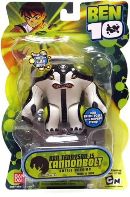 Ben 10 Ten Ben Tennyson Is - Cannonbolt Action Figure! 4 Inch 10 Cm. Very Rare!