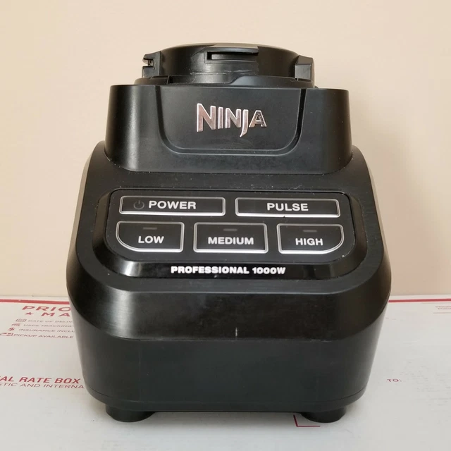 NINJA PROFESSIONAL 1000W Blender Motor Base ONLY Black BL710WM30