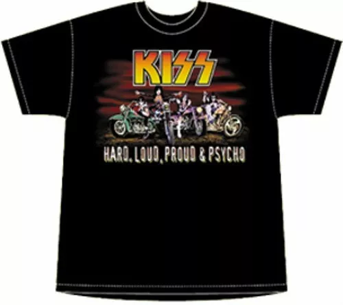 Kiss Vintage Unworn Shirt - Motorcycles - Usa 1999 - L - S230401