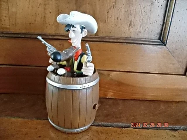 Lucky Luke - Figurine PVC Plastoy - Saloon Avec Luke Jumper Rantanplan Neuf Boite Ref 60809 A59421