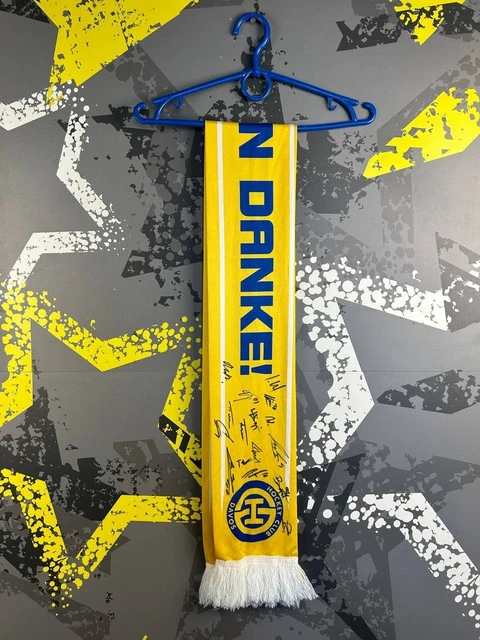 HC HOCKEY CLUB Davos Vintage Ice Hockey Fan Scarf AUTOGRAPHS ig93