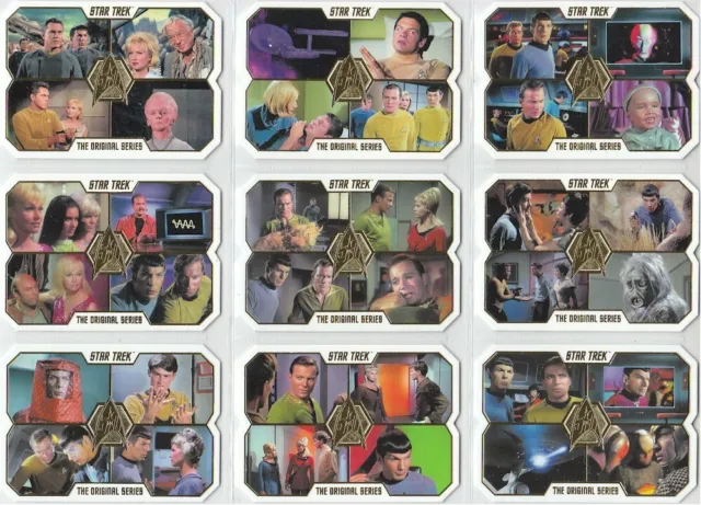 Star Trek Tos The Original Séries 50th Anniversaire - 80 Carte de Base / Set 2