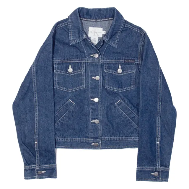 CALVIN KLEIN JEANS Girls Denim Jacket Blue M