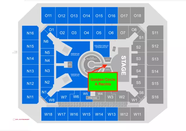 1-4x Beyonce Köln Donnerstag 15. Juni '23 / Stehplatz Golden Circle Tickets