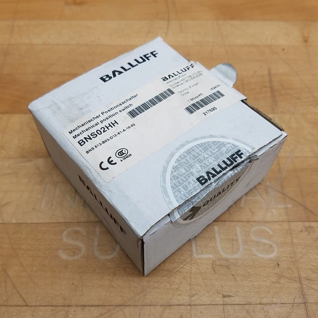 Balluff BNS02HH, BNS 813-B03-D12-61-A-10-02 Mechanical Position Switch - NEW