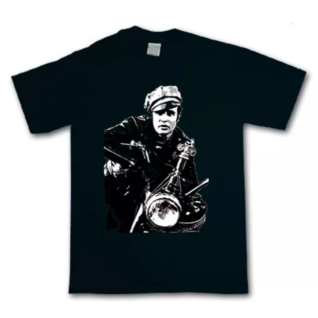 Marlon Brando T-Shirt Wild Uno Motociclista S-XXXL