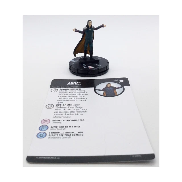 WizKids Marvel HeroClix Thor Ragnarok Loki #007 NM