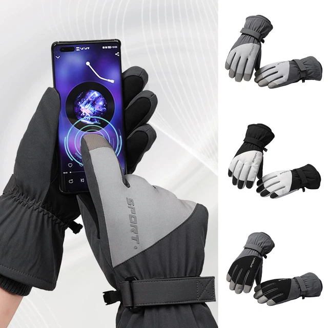 Winter Men's Warm Ski Gloves Autumn And Winter Outdoor Sports Men Riding