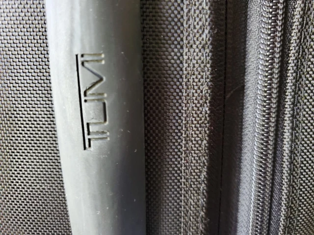Tumi Black Luggage 20" Upright Wheeled Suitcase 7