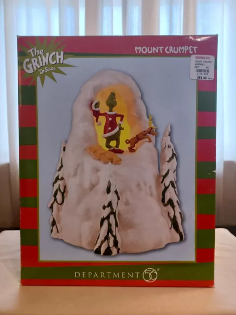 Department 56 Dr.Seuss The Grinch Mount Crumpet