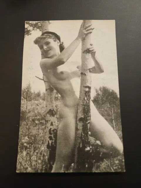 Carte Postale Ancienne Femme Nue Erotique