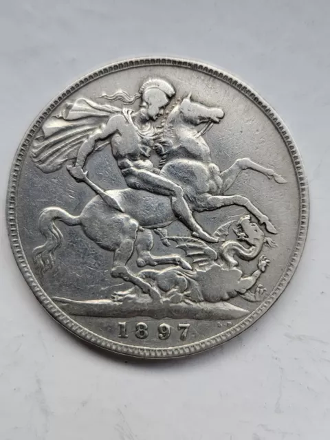 Queen Victoria Silver Crown 1897