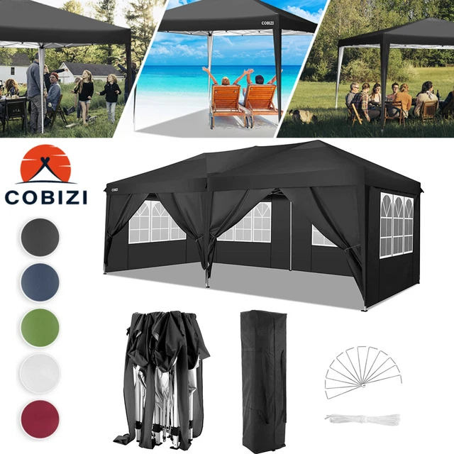Pavillon 3x6m/ 3x3m Faltpavillon Pop-up Partyzelt Gartenzelt Wasserdicht Zelt DE