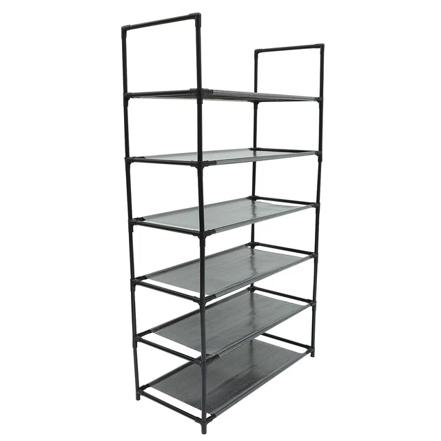 Estante para zapatos de fácil montaje para el hogar Black Eisen
