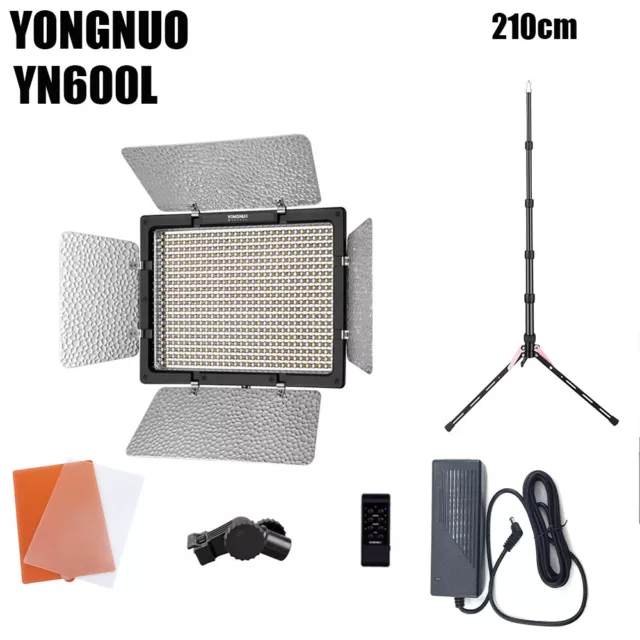 YONGNUO YN600L LED Video Light Remote Photography Studio Lighting Kit 5500K