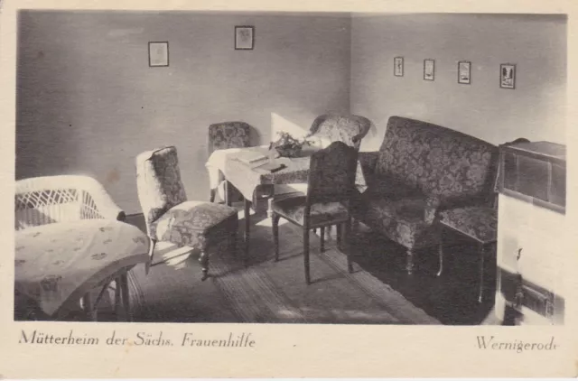 Ansichtskarten, Postkarten: Wernigerode, Mütterheim sächs. Frauenhilfe, vor 1945