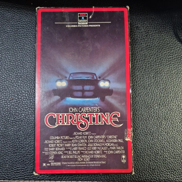 CHRISTINE VHS 1983 John Carpenter Stephen King £4.55 PicClick UK