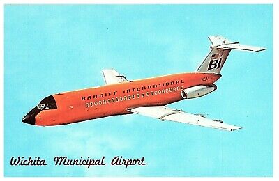 C & A Braniff International Bi Airways Vert Boeing 707 327 C À Seattle Postale 1967 