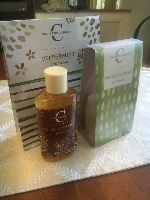 Cru De Provence Lote de Regalo Pies Remojo Baño Sales Jabón de Manos Nuevo