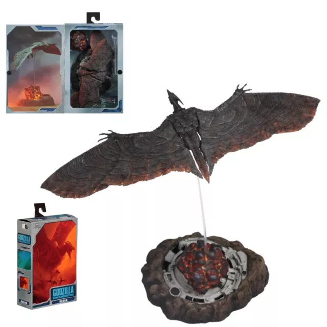 NECA Godzilla 2019 Rodan Mothra 7" King Of The Monsters PVC Action Figure Toys