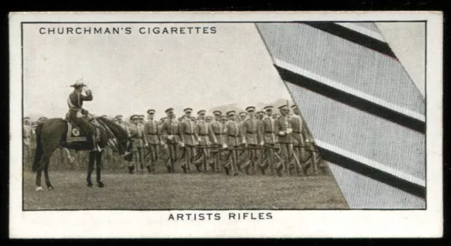 Tobacco Card, Churchman, WELL KNOWN TIES, 2nd 1935, Artists Rifles, #10