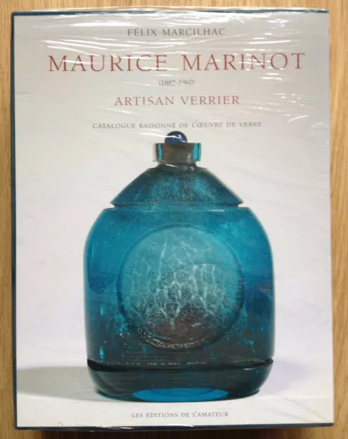 livre/book: MAURICE MARINOT - catalogue raisonné - verre - Félix Marcilhac