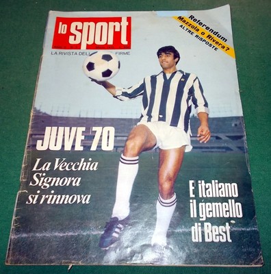 ANASTASI poster DOMENGHINI LO SPORT la rivista delle Firme di Aldo Biscardi cop 