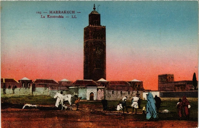 CPA AK MARRAKECH - La Koutoubia MAROC (796520)