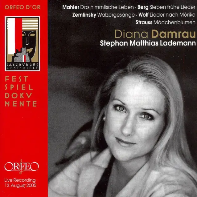Diana Damrau Sings Mahler, Berg, Zemlinsky, Wolf, Strauss New Cd