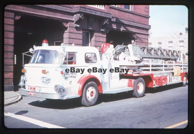 Baltimore, MD Truck 17 1966 American Lafrance Fire Apparatus Slide