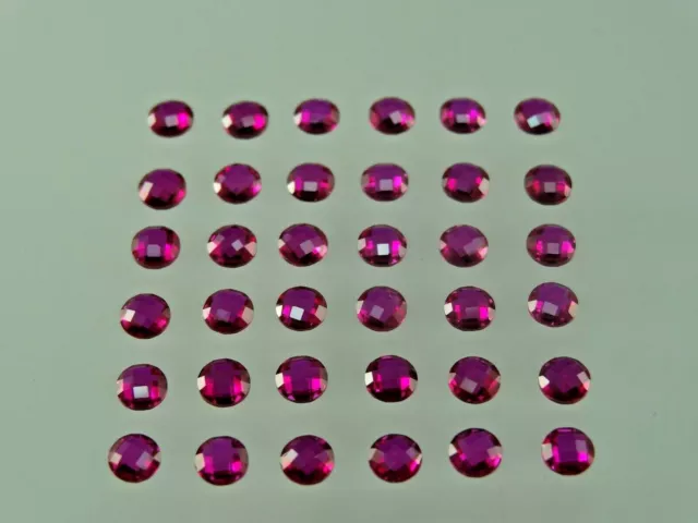 4mm Round Double Briolette Cut Color Choice Stones Loose Lab Created Gemstones