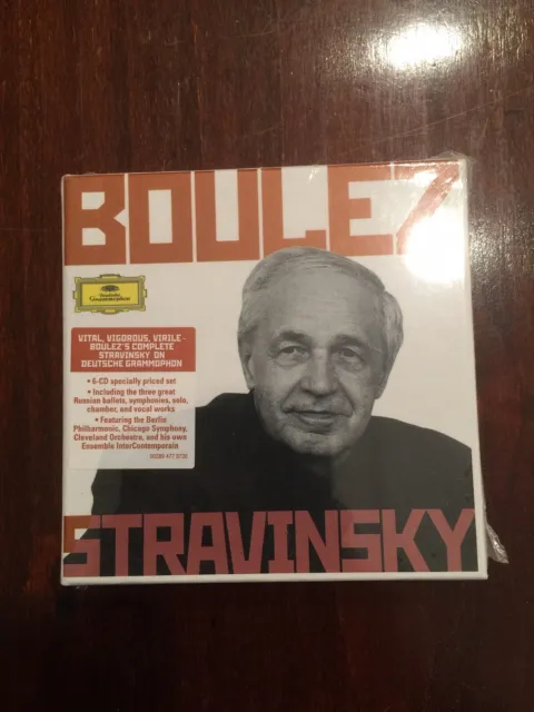 Boulez Stravinsky - Pierre Boulez CD Box DG