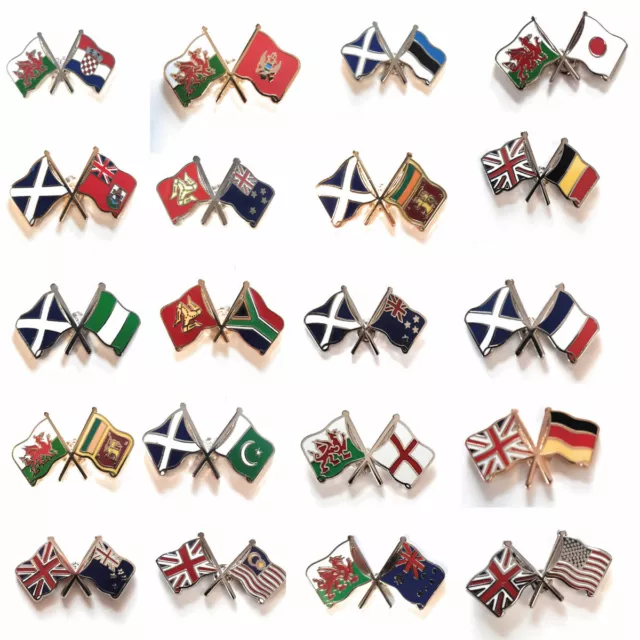 Friendship Metal Lapel Pin Badge Choice of 250+ Designs FAST & FREE UK Delivery!