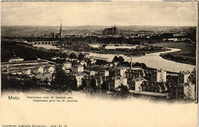 CPA AK METZ panorama from St-Quentin. - Panorama taken from St-QUENTIN (454998)