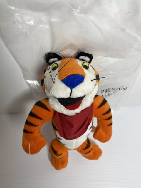 Vintage Kellogg’s Tony The Tiger Frosted Flakes 8” Plush Stuffed Animal 1997