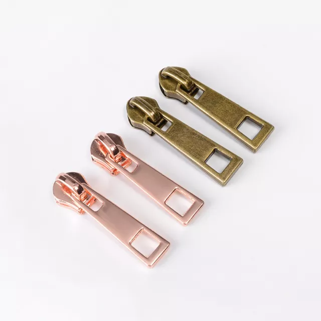 Zipper Repair Kit - #5 Zipper Sliders with Donut Pulls - Fancy Zipper