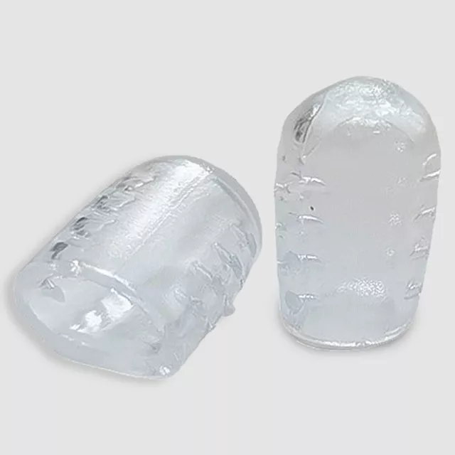 2pcs Toe Covers Breathable Silicon Resin Anti-Friction Transparent for Mne Women