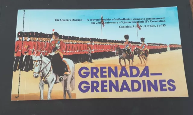 Grenada Grenadines 1978 25th Anniversary QEII Coronation SA Booklet MNH