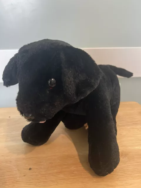 Melissa & Doug Benson Black Lab - Stuffed Plush  Puppy Dog 10”