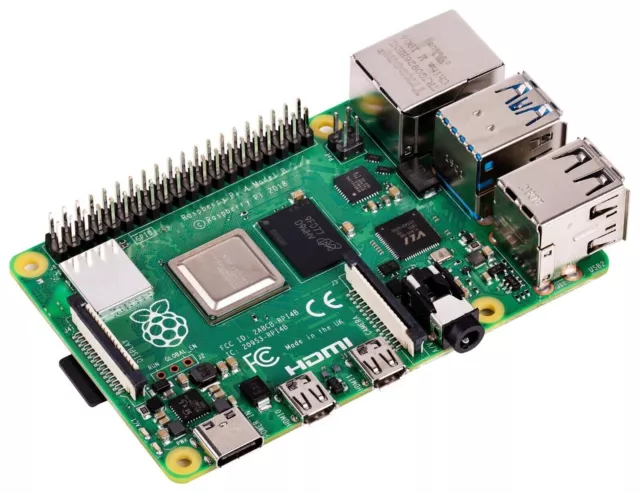 Raspberry pi 4b 2gb et sa boite en aluminium