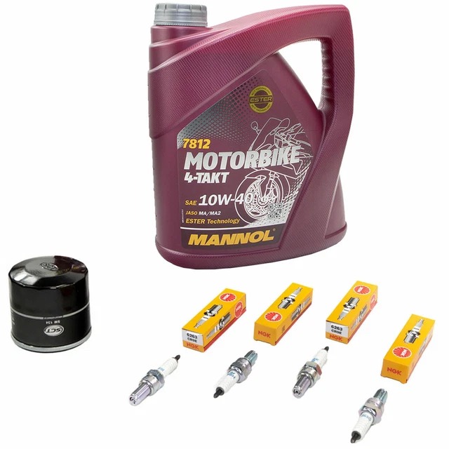 Kit D'entretien Pour Yamaha TT 600 R RE - Bougies, Filtres à Air Et à Huile - Neuf