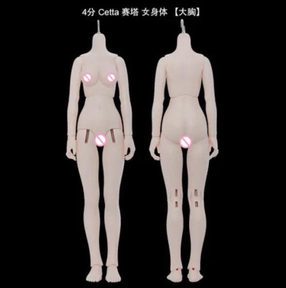 1/4 BJD Doll Girl Female Resin Ball Jointed Bare Body without Head Toy GIFT
