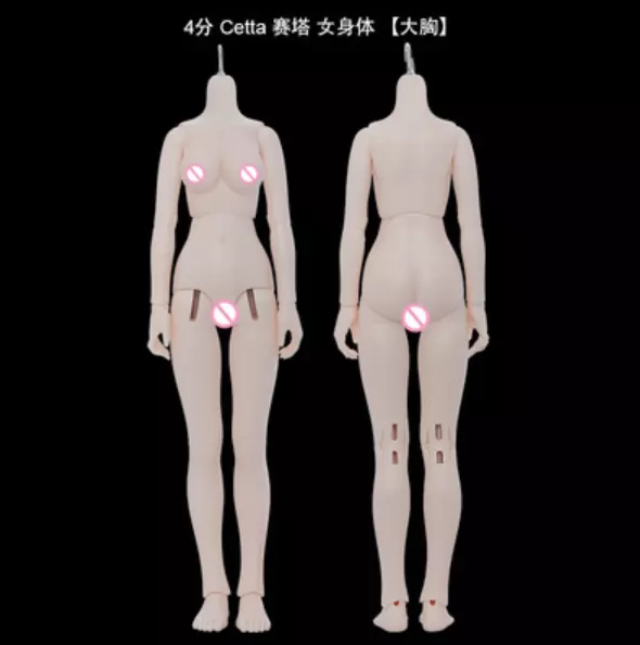 1/4 BJD Doll Girl Female Resin Ball Jointed Bare Body without Head Toy GIFT